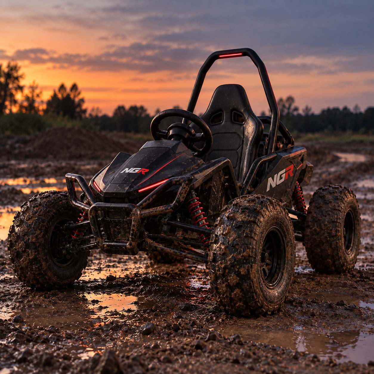 Silueta de NGR Kart 4×4